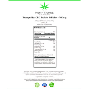 Tranquility Full Spectrum Edibles- 500mg
