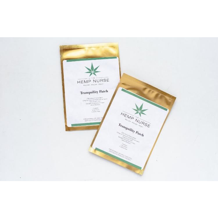 Tranquility 100mg CBD Topical Hemp Extract Patch - 2 Patches